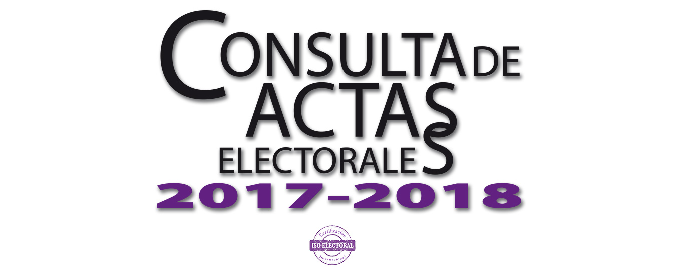 Consulta de actas 20172018